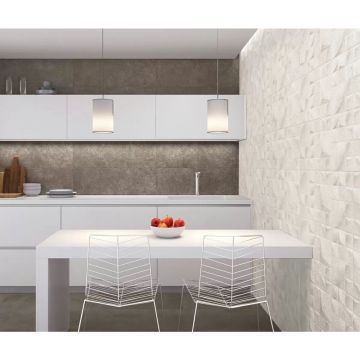 Керамическая плитка Декор Baldocer (Балдокер) Icon Shape Pearl 30х90 см