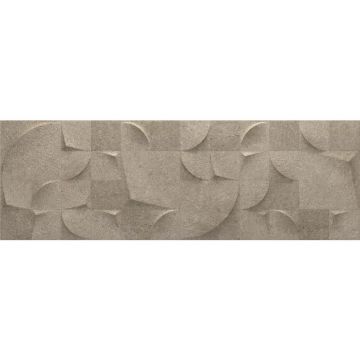 Керамическая плитка Декор Baldocer (Балдокер) Icon Shape Taupe 30х90 см