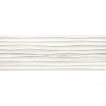 Керамическая плитка Baldocer (Балдокер) Riverdale Wellen White 30х90 см