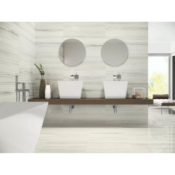 Керамическая плитка Baldocer (Балдокер) Riverdale White 30х90 см