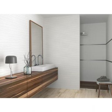 Керамическая плитка Baldocer (Балдокер) Street Blanco Brillo 40х120 см