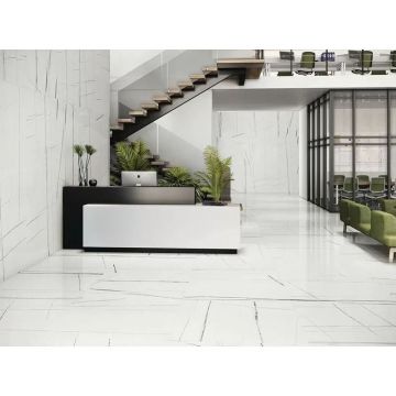 Керамогранит Baldocer (Балдокер) Titanium White Pulido Rect 80х160 см, ректификат