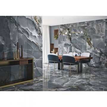 Керамогранит Baldocer (Балдокер) Onyx Bleu Pulido 60x120 см