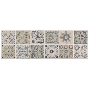 Мозаика Балдокер Ozone 90х30 см серая матовая, Antique Grey, Baldocer