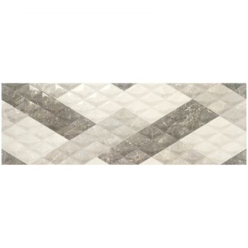 Плитка Балдокер Balmoral 90х30 см бежевая, кремовая глянцевая, Optic Sand, Baldocer
