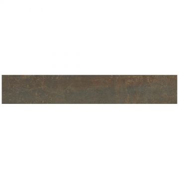 Керамогранит Балдокер Oxiline 120х20 см коричневый лаппатированный, Cobre Lapado, Baldocer