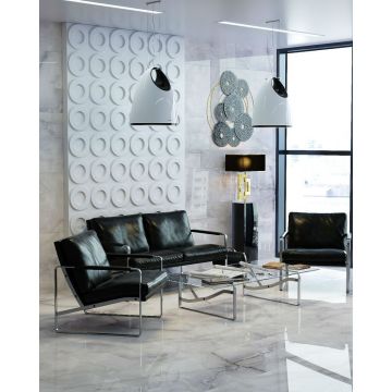 Керамогранит Cube Ceramica (Куб Керамика) Onyx Grey ректификат полированный 60х60 см