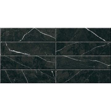 Настенная плитка Cube Ceramica (Куб Керамика) Hardrock Bricks Dark матовая 30х60 см