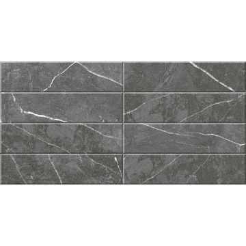 Настенная плитка Cube Ceramica (Куб Керамика) Hardrock Bricks Gray матовая 30х60 см