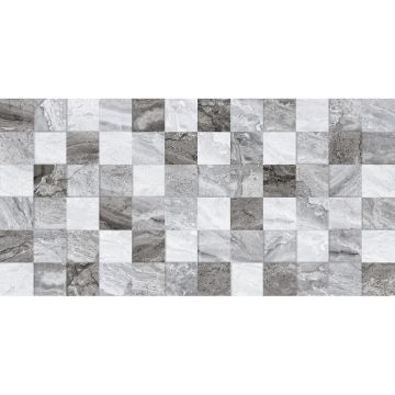 Настенная плитка Cube Ceramica (Куб Керамика) Prado Mosaic Gray глянцевая 30х60 см