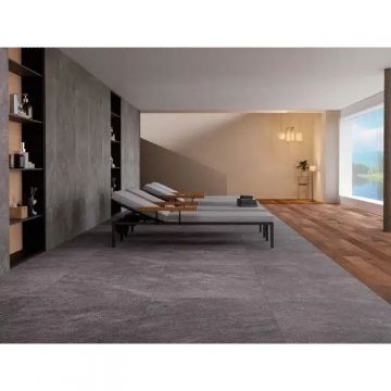 Керамогранит Prime Ceramics (Прайм Керамикс) Rock Anthracite 120х60 см ректификат матовый