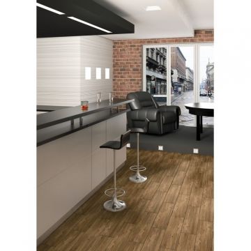 Керамогранит Eurotile Rus (Евротаил Рус) Urban GP Brown 14,7x59,4 см, 01-00133036