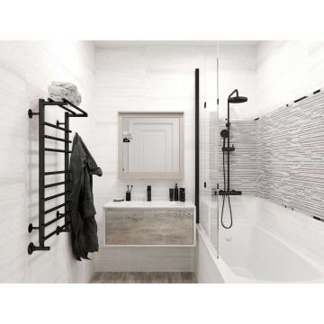 Керамогранит Eurotile Rus (Евротаил Рус) Beresta GP White 14,7x59,4 см, 01-00126142