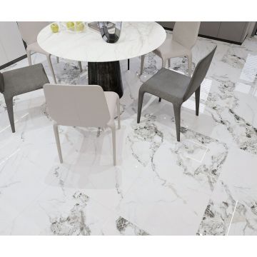 Керамогранит Basconi Home (Баскони Хоме) Bianco Gold Full Body-1 Polished Белый 60x120x0.8 см, BHW-0035-1