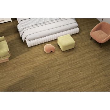 Керамогранит Basconi Home (Баскони Хоме) Oak Коричневый 20х120 см BHD-2006