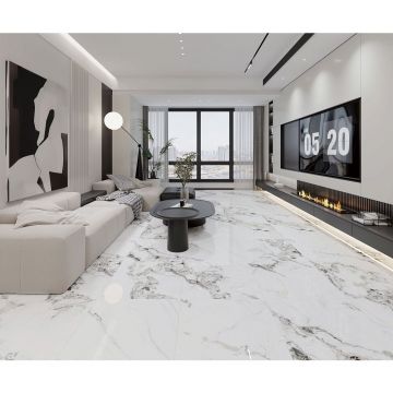 Керамогранит Basconi Home (Баскони Хоме) Bianco Gold Full Body-3 Polished Белый 60x120x1 см, BHW-0035-3(10)