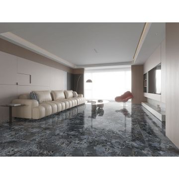 Керамогранит Basconi Home (Баскони Хоме) Night Jade Full Body Polished Черный 60х120 см BHW-0043