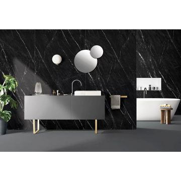 Керамогранит Bonton Ceramica (Бонтон Керамика) Marine Black Techno Matt 120х278 см