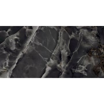 Керамогранит Bonton Ceramica (Бонтон Керамика) Onice Montescopa Black Polished 60х120 см