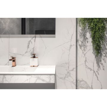 Керамогранит Inalco (Иналко) Syros Super Blanco-Gris Natural 160х320/0,6 см