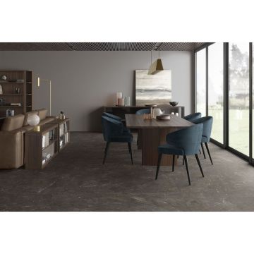 Керамогранит Inalco (Иналко) Umbra Marron Bush-hammered Induction Индукция 150х320/1.2 см