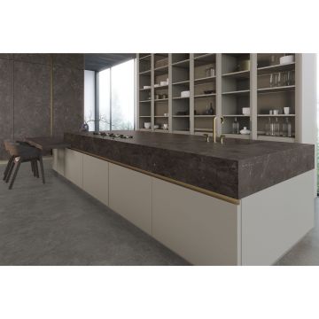 Керамогранит Inalco (Иналко) Umbra Marron Bush-hammered 160х320/0.6 см