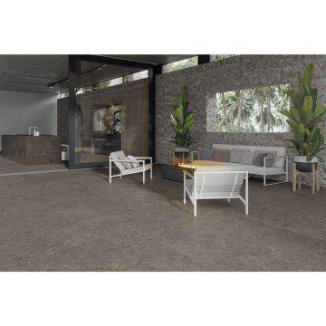 Керамогранит Inalco (Иналко) Meteora Gris Bush-hammered 150х320/0.4 см