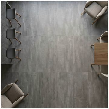 Керамогранит Факхар Samana 120х60 см серый матовый, Dark Grey, Fakhar