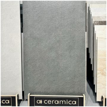 Керамогранит Факхар Karpi 120х60 см серый матовый, Dark Grey Simple Decore 61w1212a, Fakhar
