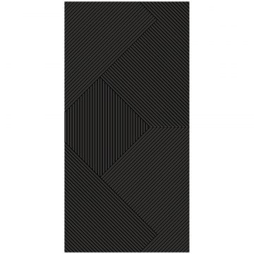 Керамогранит Факхар Monocolor 120х60 см черный матовый, Black Strucrure 61w1217a, Fakhar