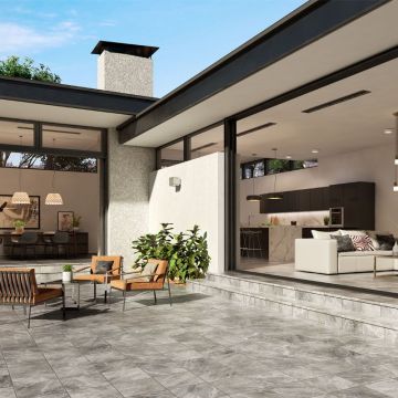 Угловая ступень Exagres (Ексагрес) Cartabon Nevada Basalto 33х33х4 см С0003245