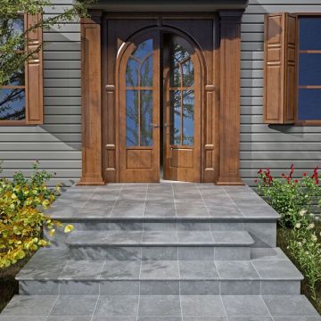 Угловая ступень Exagres (Ексагрес) Cartabon Stone Gris 33х33х4 см С0005473