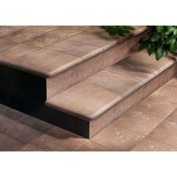 Фронтальная ступень Exagres (Ексагрес) Peldano Manhattan Red 33х24,5х4 см С0002649