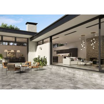 Фронтальная ступень Exagres (Ексагрес) Peldano Nevada Basalto 33х33х4 см С0003244