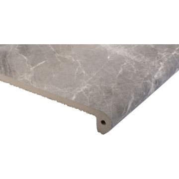 Фронтальная ступень Exagres (Ексагрес) Peldano Nevada Basalto 33х33х4 см С0003244