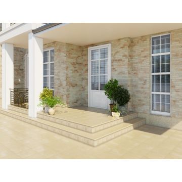 Фронтальная ступень Exagres (Ексагрес) Peldano Stone Ocre 33х33х4 см С0005519