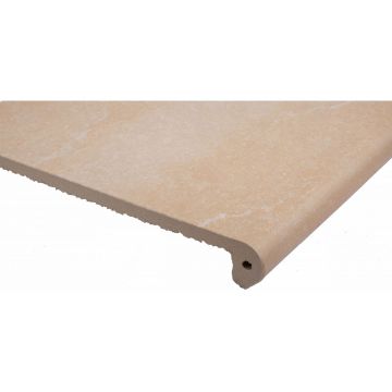 Фронтальная ступень Exagres (Ексагрес) Peldano Stone Ocre 33х33х4 см С0005519