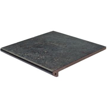 Фронтальная ступень Exagres (Ексагрес) Metalica Basalt 326 Peldano Fiorentino R9 33x33x1.2 см