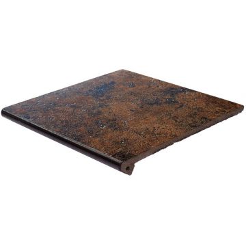 Фронтальная ступень Exagres (Ексагрес) Metalica Cherry 327 Peldano Fiorentino R9 33x33x1.2 см