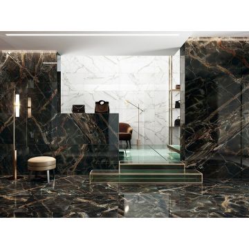 Керамогранит Naxos (Наксос) Rhapsody Caravaggio Gold Lev Ret 60x120 см, 117424