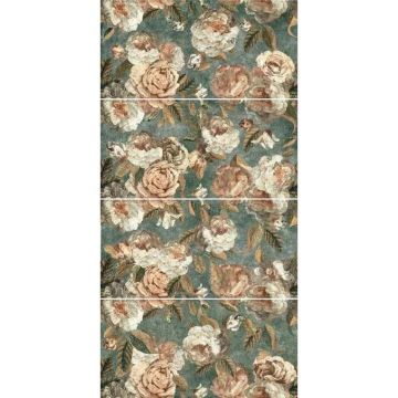 Керамогранит Naxos Alchymie flowery green 60х120 см (133482)