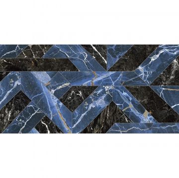 Керамогранит Naxos (Наксос) Rhapsody outline blue levigato 60х120 см (118716)