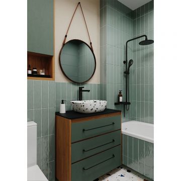 Керамическая плитка Decocer Liguria Green 7,5x30 см С0005598
