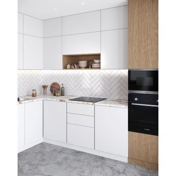 Керамическая плитка Decocer Liguria White 7,5x30 см С0005595
