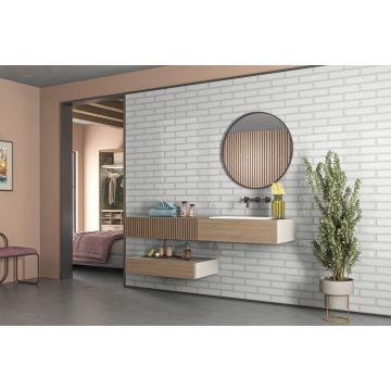 Керамическая плитка Decocer Monte Grey 10x40 см С0005602