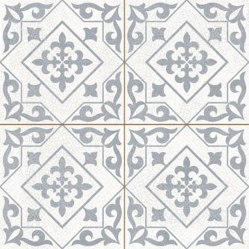 Керамическая плитка Dvomo (Двомо) Timeless Temple Silver 45х45 см С0005411
