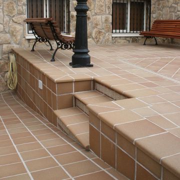 Угловая ступень Gresan (Гбоя) Cartabon Fiorentino Natural 33х33х5 см, 0001585