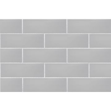 Керамическая Плитка Incolor (Инколор) Brick Brick 28 Light Grey 8.4x28.3 см С0005013