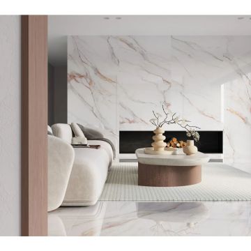 Слэб керамический Staro (Старо) Slabs Polished Beldia Bianco Elegance 120х280 см С0005677