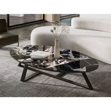 Слэб керамический Staro (Старо) Tech Polished Etnico Black 80х240 см С0004967